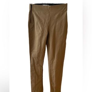 Everlane, New Without Tags, Brown Slim Fit Stretch Ankle Length Pants, Size 00